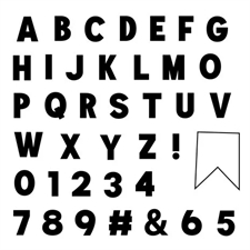 Sizzix Thinlits Die & Stamp Set By 49 & Market - Banner Bash